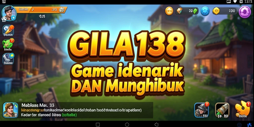 Screenshot GILA138 menampilkan gameplay Idle yang menarik.