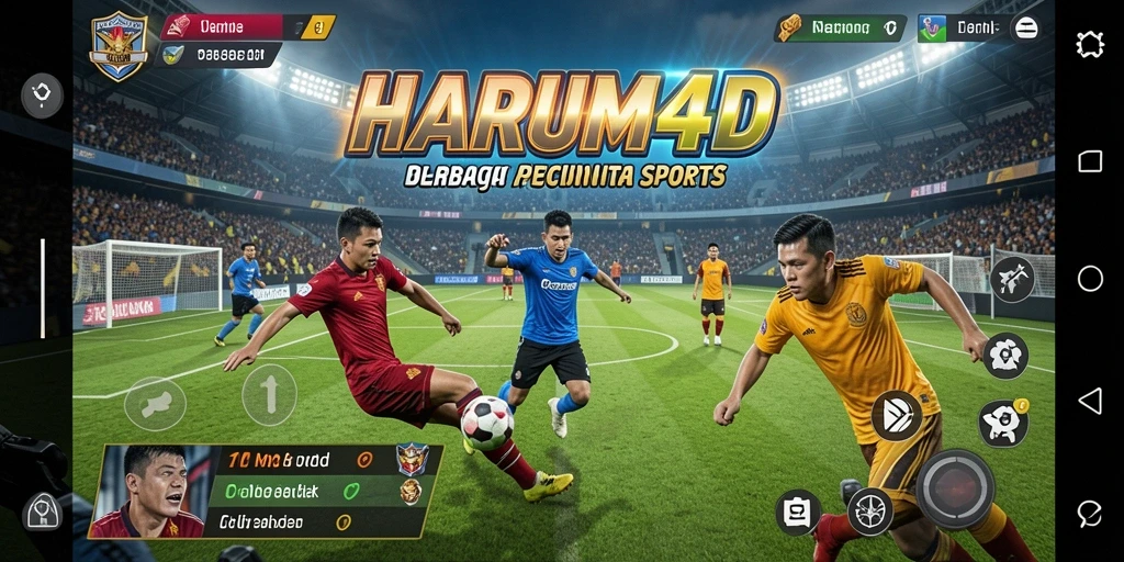 Tampilan menarik dari gameplay HARUM4D yang penuh aksi olahraga.