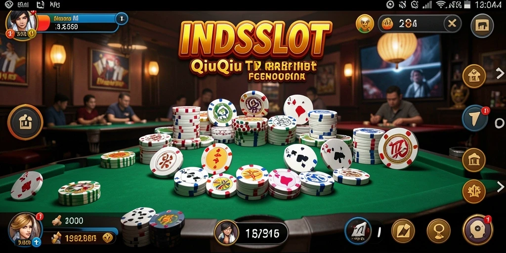Tampilan gameplay QiuQiu yang memukau dan seru.