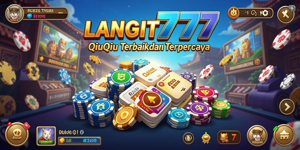 Tampilan gameplay seru QiuQiu di LANGIT777.