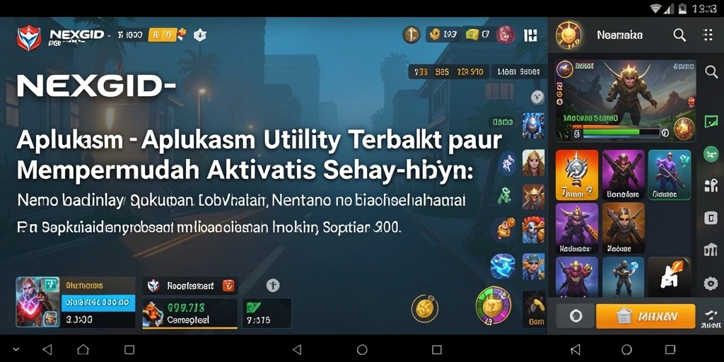 Tampilan antarmuka utama NEXGID yang sederhana dan fungsional.
