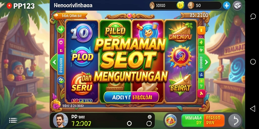 Tampilan menarik dari gameplay Slot PP123 yang penuh warna.