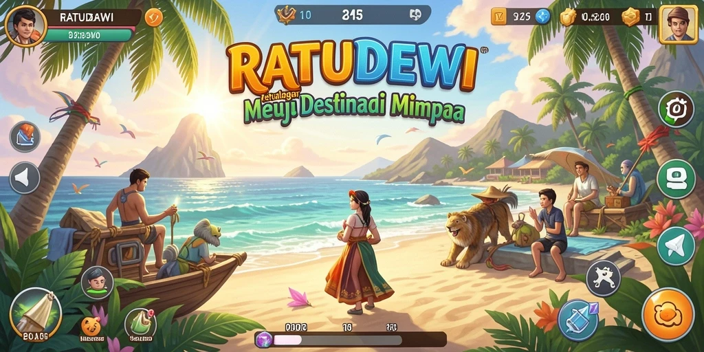 Tampilan gameplay <strong>RATUDEWI</strong> yang penuh aksi dan petualangan seru.