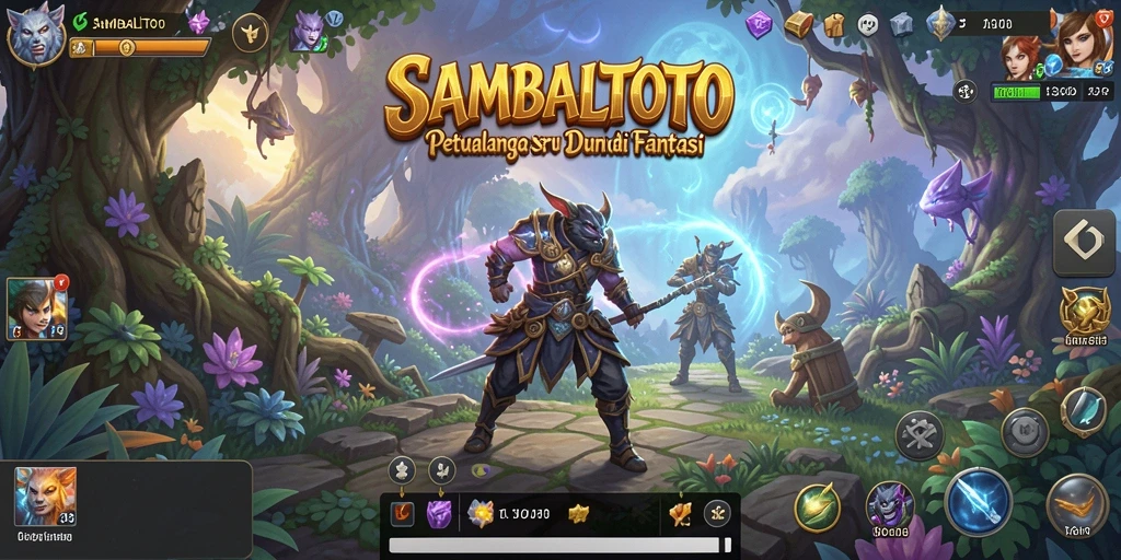 Tampilan gameplay SAMBALTOTO yang mendebarkan dan penuh warna.