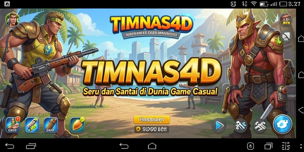 Tangkapan layar menampilkan serunya gameplay Casual TIMNAS4D.